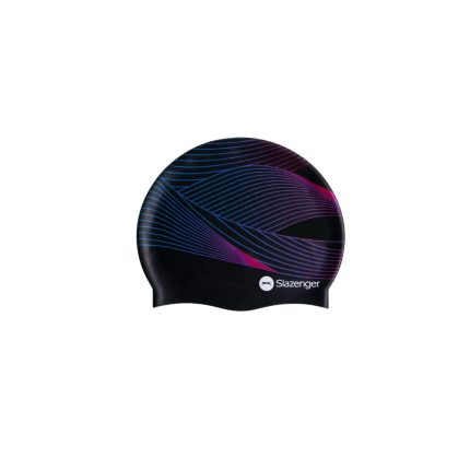 Slazenger Print Silicone Swimming Cap Adults
